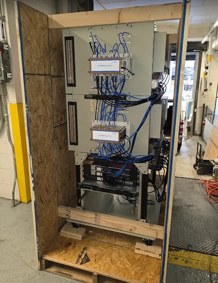 industrial crate in progress